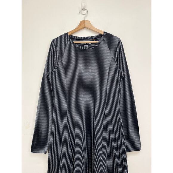 Toad & Co Windmere II Tencel Organic Cotton Long-Sleeve Fit & Flare Dress Large - Picture 5 of 14